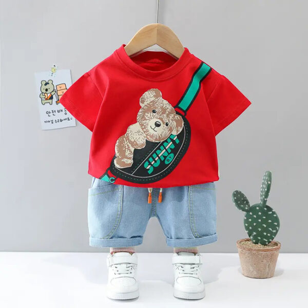Exclusive Baby printed T-Shirt and pant set