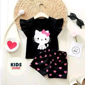 exclusive baby printed tee and pant set