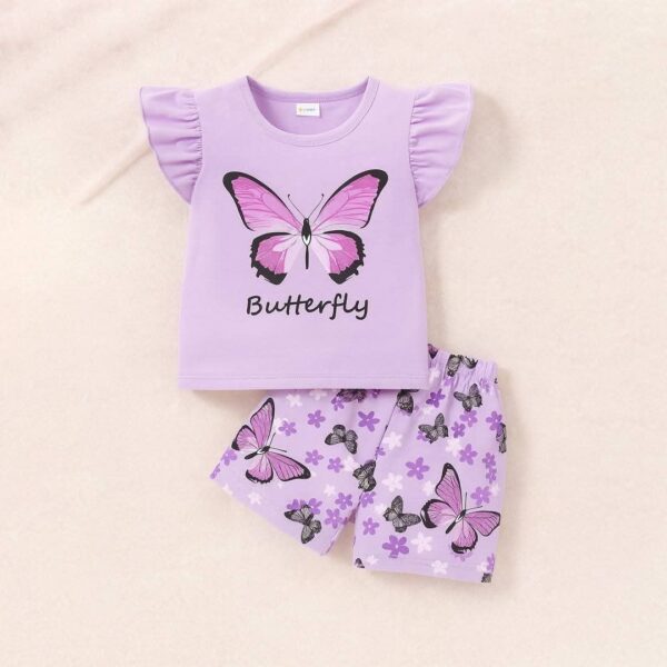 exclusive baby printed tee and pant set