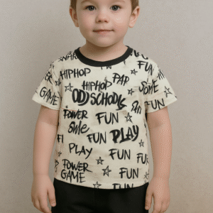exclusive baby printed tee and pant set