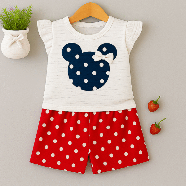 exclusive baby printed tee and pant set